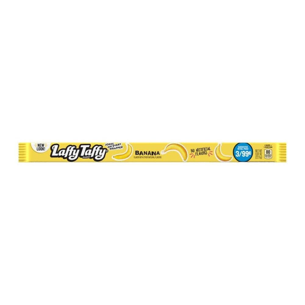 Laffy Taffy Rope Banana | per piece Laffy Taffy Rope Banana | per piece