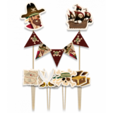 Paper Dreams Piraten Taart Toppers | per stuk Paper Dreams Piraten Taart Toppers | per stuk