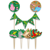 Paper Dreams Jungle Party Taart Toppers | per stuk Paper Dreams Jungle Party Taart Toppers | per stuk