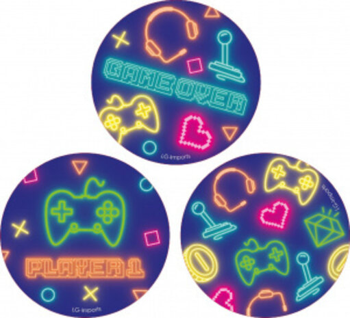 Tuf-Tuf Boîte à friandises Neon Gamer prête à l'emploi 22,5x12x9,5cm | pour 6 enfants Tuf-Tuf Boîte à friandises Neon Gamer prête à l'emploi 22,5x12x9,5cm | pour 6 enfants