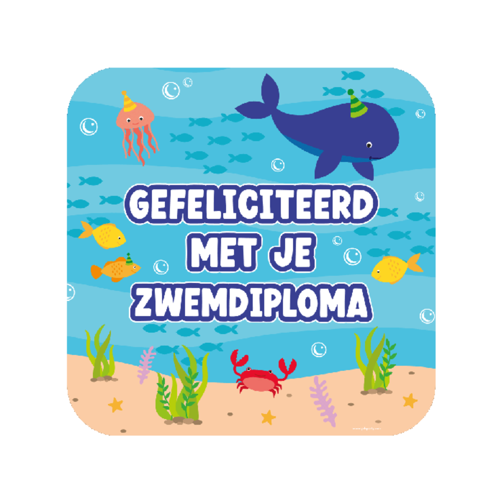 Tuf-Tuf Zwemdiploma Feestpakket | 11-delig Tuf-Tuf Zwemdiploma Feestpakket | 11-delig