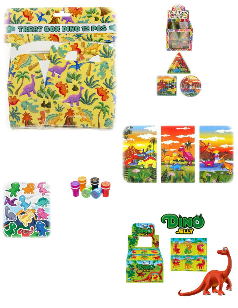 Tuf-Tuf Friandises Dino prêtes à l'emploi | pour 12 enfants Tuf-Tuf Friandises Dino prêtes à l'emploi | pour 12 enfants