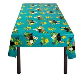 Boland Tablecloth Hawaii Toekan Plastic | 130x180cm Boland Tablecloth Hawaii Toekan Plastic | 130x180cm