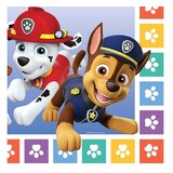 Amscan Paw Patrol Servietten 33x33cm | 16 Stück