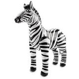 Folat Opblaasbare Zebra 55x60cm | per stuk