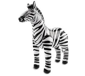 Folat Inflatable Zebra 55x60cm | per piece Folat Inflatable Zebra 55x60cm | per piece