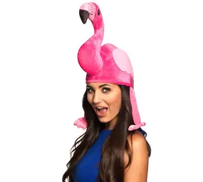 Folat Flamingo Hoed | Per Stuk Folat Flamingo Hoed | Per Stuk