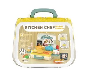 Playset Suitcase Kitchen Chef | 31 pieces Playset Suitcase Kitchen Chef | 31 pieces