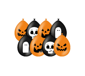 Paper Dreams Halloween Ballonnen 30cm | 8 stuks Paper Dreams Halloween Ballonnen 30cm | 8 stuks