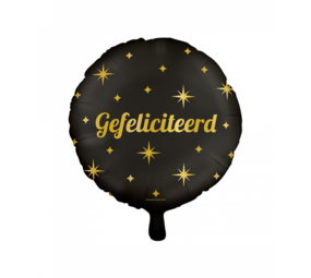Paper Dreams Helium Ballon Gefeliciteerd Classy 45cm | per stuk Paper Dreams Helium Ballon Gefeliciteerd Classy 45cm | per stuk