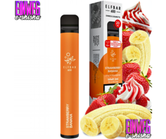Elf Bar Elf Bar 600 - Strawberry Banana - 600 Züge / Nikotin 20 mg