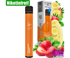 Elf Bar Elf Bar 600 - Strawberry Banana - 600 Züge / Nikotinfrei