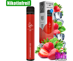 Elf Bar Elf Bar 600 - Strawberry Ice - 600 Züge / Nikotinfrei