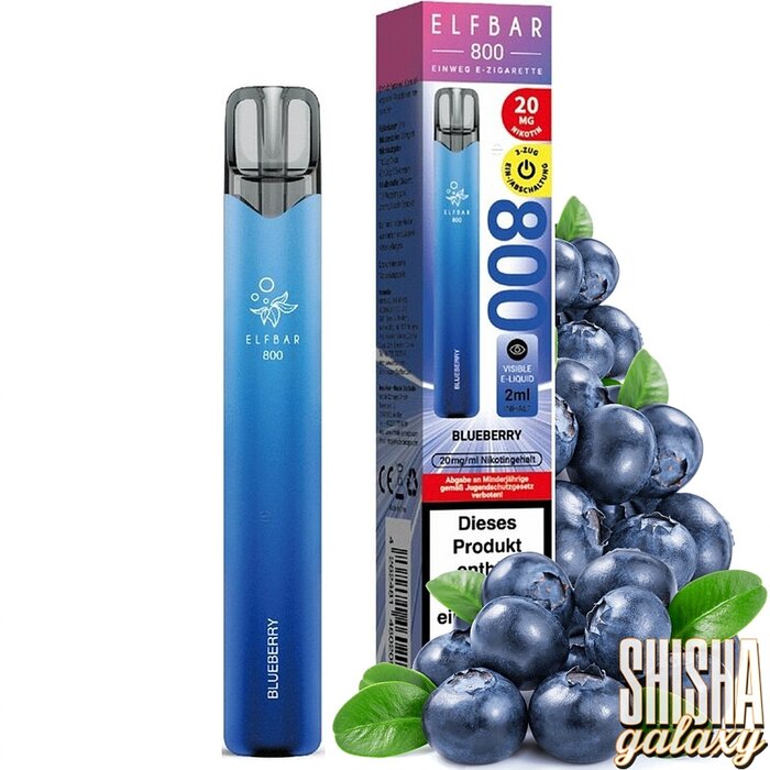 Elf Bar Elfbar 800 - Blueberry - Einweg E-Shisha - 800 Züge / Nikotin 20 mg