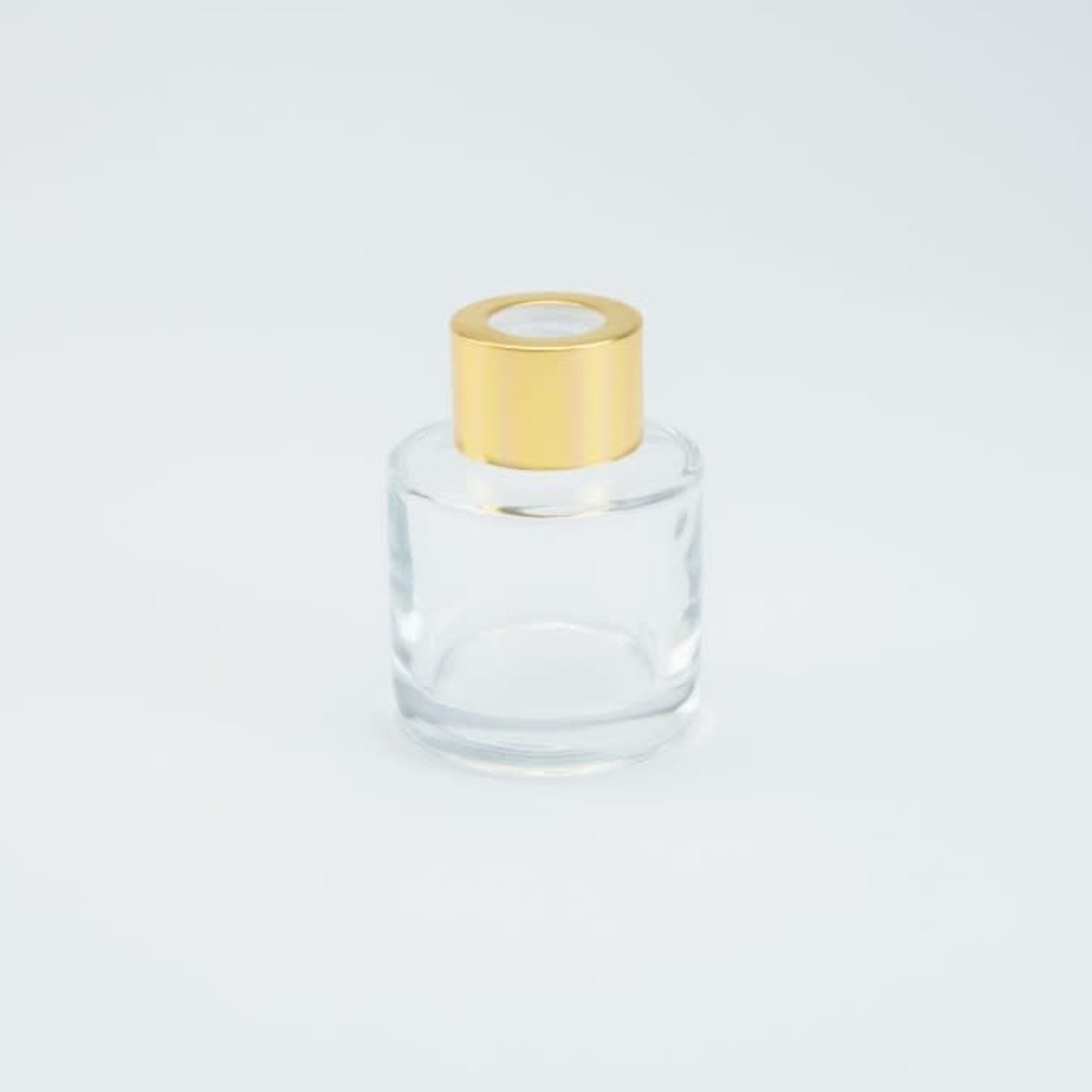 Parfumflesje transparant/goud