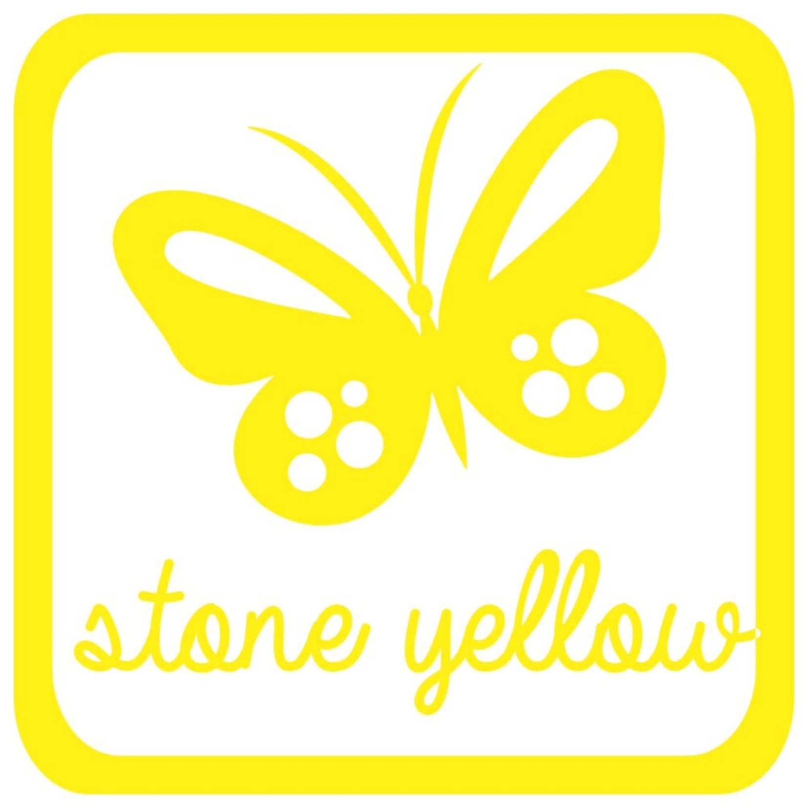 Vinyl mat stone yellow RI313 10 cm