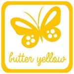 Vinyl mat butter yellow RI314 10 cm