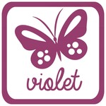 Vinyl mat violet RI350 10 cm