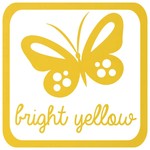 Vinyl glans bright yellow RI112 10 cm