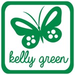 Vinyl glans kelly green RI187 10 cm