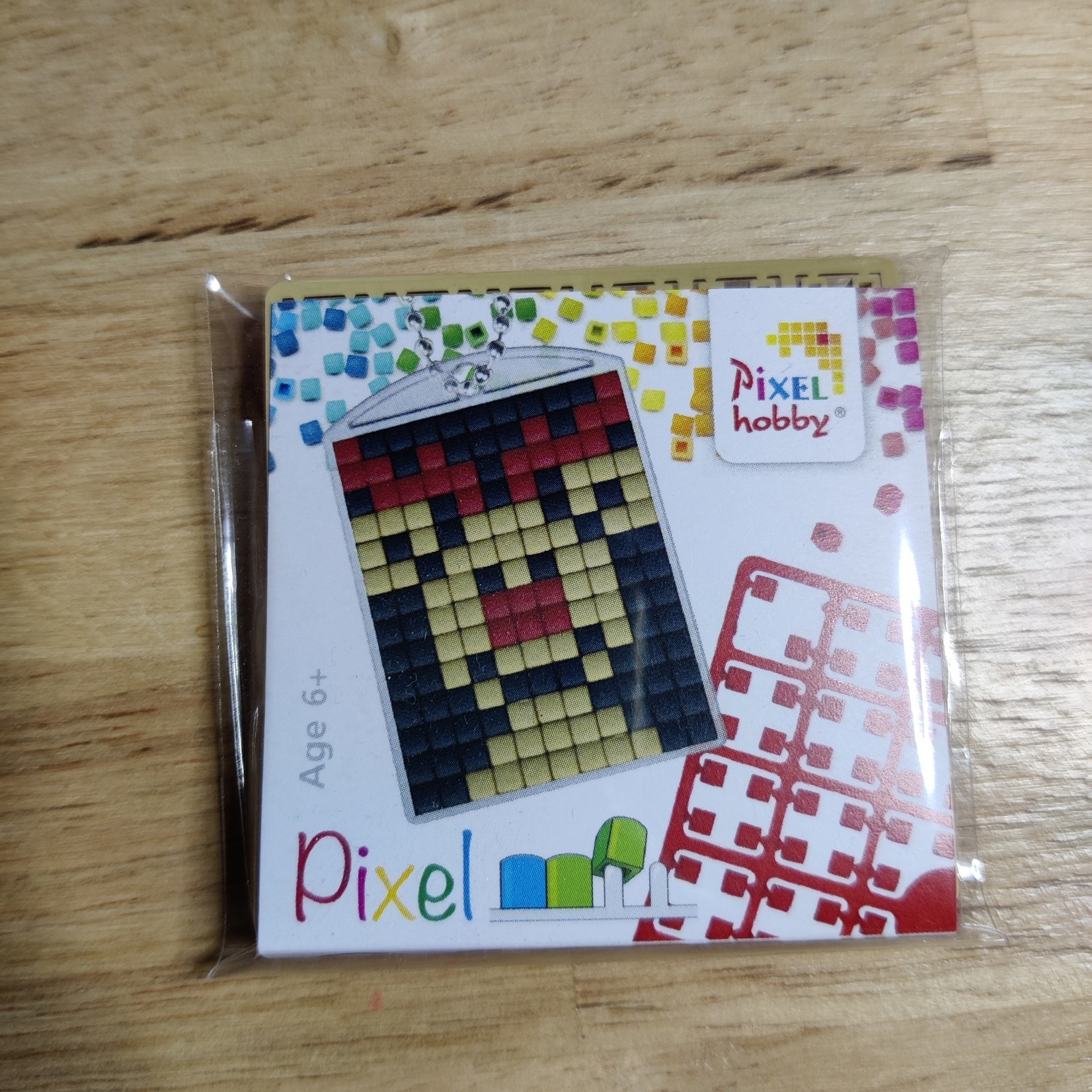 Pixel sleutelhanger rendier donker