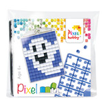 pixel sleutelhanger smiling ghost