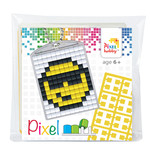 pixel sleutelhanger smiley