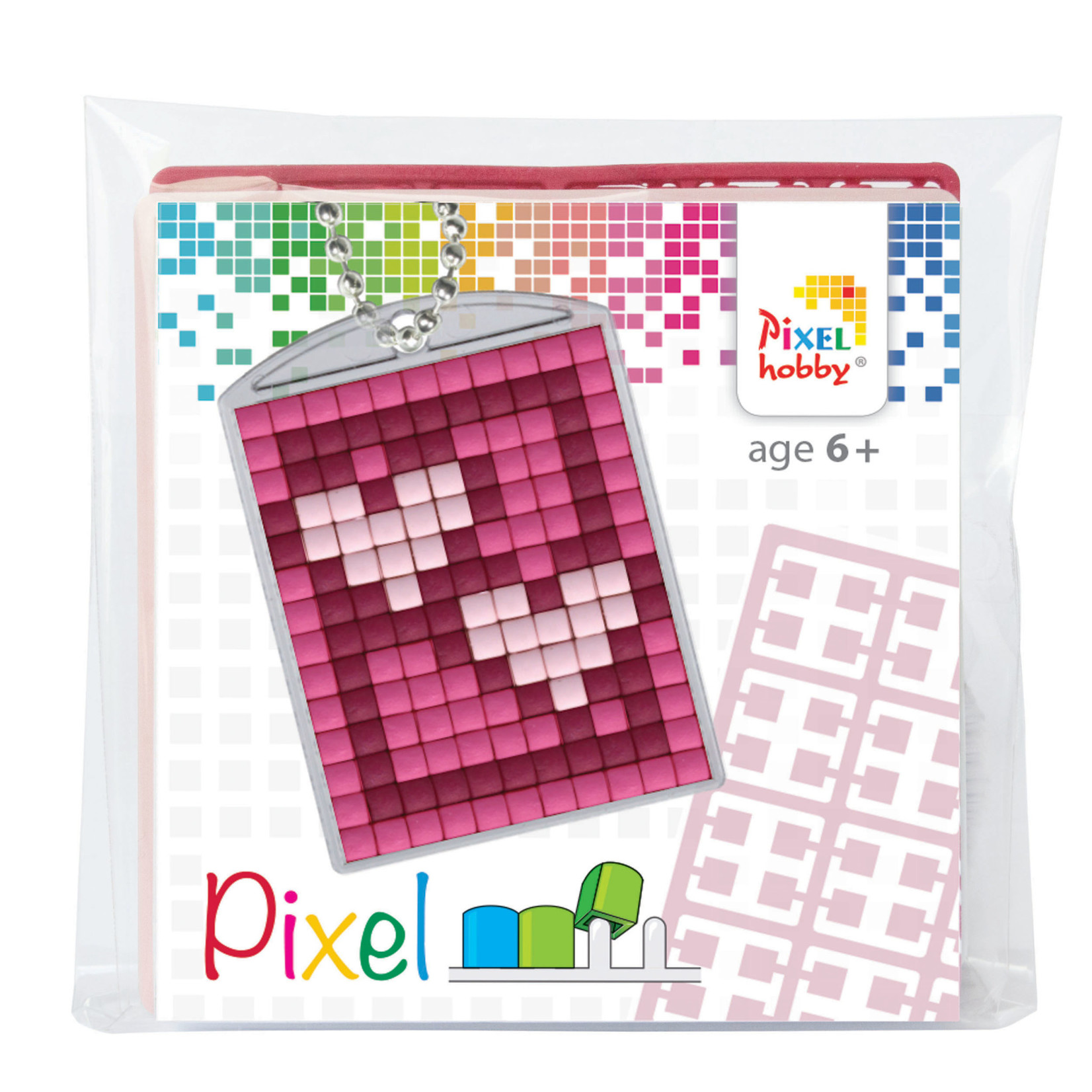 pixel sleutelhanger hearts