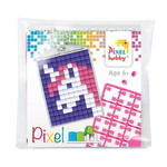 pixel sleutelhanger eenhoorn roze