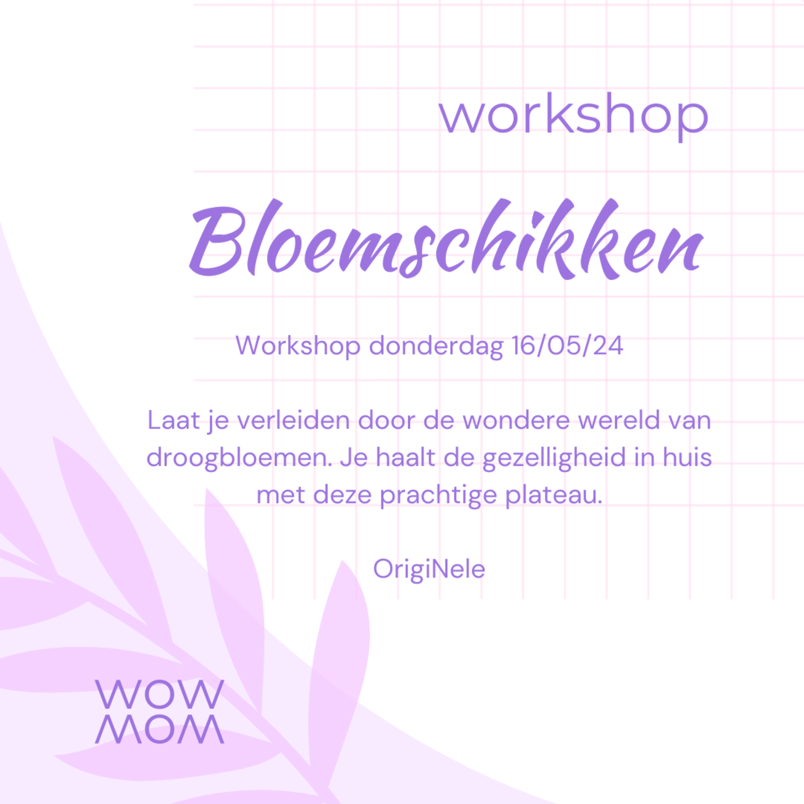 Bloemenschaal 6 juni