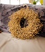 Handmade flax wreath brown natural | Ø 30 centimetres