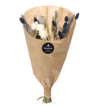 Dried Dining drying bouquet 'Ocean Blue' dark blue