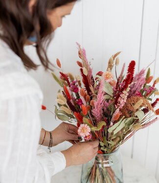 Bouquet romantique de fleurs séchées Amelia