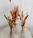 Set Loua Mix | 3 vases including mixed dried flowers