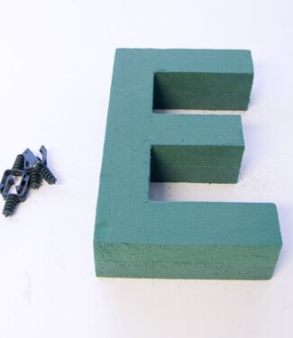 Groene Oasis Letter E 31 centimeter (x1)