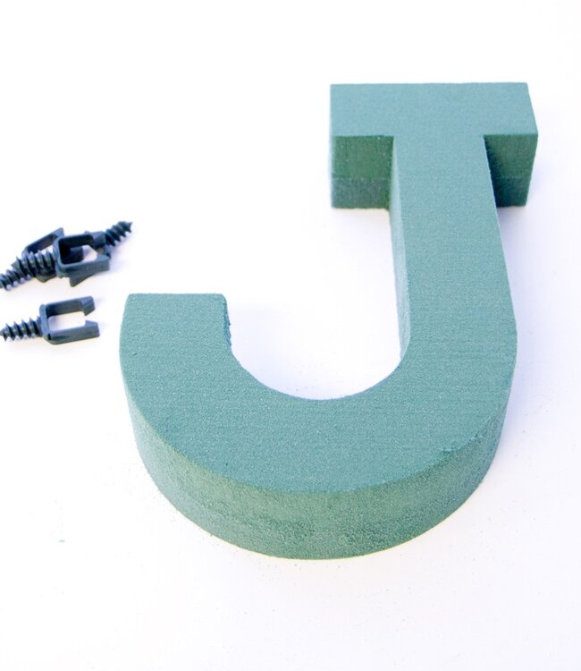 Green Oasis Letter J 31 centimeters | Can be ordered per piece