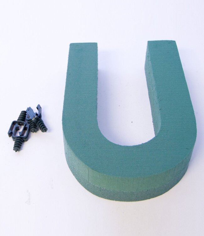 Green Oasis Letter U 31 centimeters | Can be ordered per piece