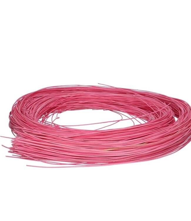 Roze decoratie Rotan 1.5mm 250 gram | Per stuk te bestellen