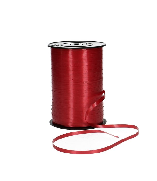 Dark red curling ribbon 5mm | Length 500 meters | Can be ordered per piece