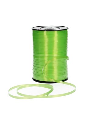 Ruban de curling vert lime 5mm | Longueur 500 mètres (x1)