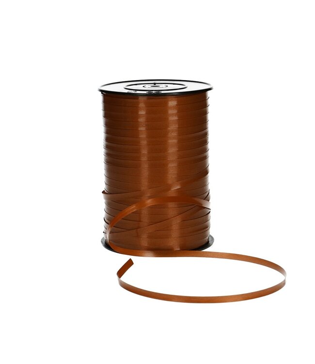 Bronze colored curling ribbon 5mm | Length 500 meters | Can be ordered per piece