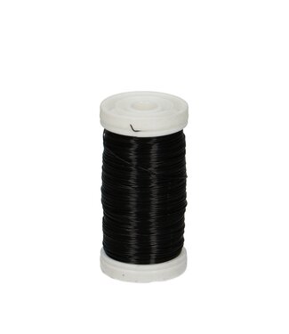 MyFlowers Black wire Metallic wire 0.3mm 100 grams (x1)