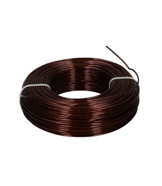 Brown wire Aluminum 2mm | Length 60 meters 500g (x1)