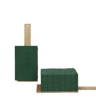 Groen steekschuim Basic Graftakhouder 8*11*17 centimeter (x4)