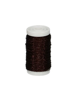 Dark brown wire Bouillon wire 0.3mm 100 grams (x1)
