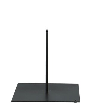 Zwarte Ijzeren stand 18*18 centimeter/pin 18 centimeter (x1)