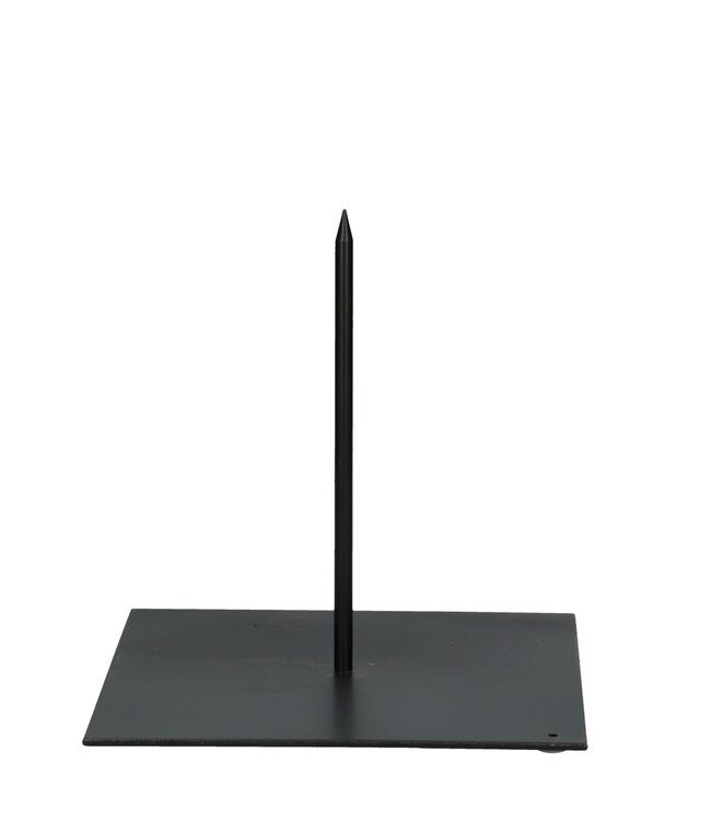 Schwarzer Eisenständer 18*18 Zentimeter/Stift 18 Zentimeter | Kann pro Stück bestellt werden