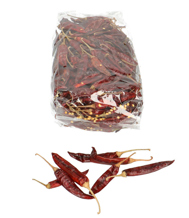 Red Dry Fruit Chili Pepper medium 250 grams | Can be ordered per piece