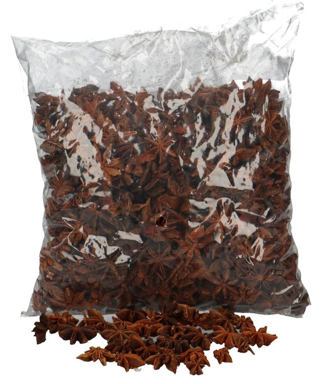 Brown dried fruits Star Anise 500g | Can be ordered per piece