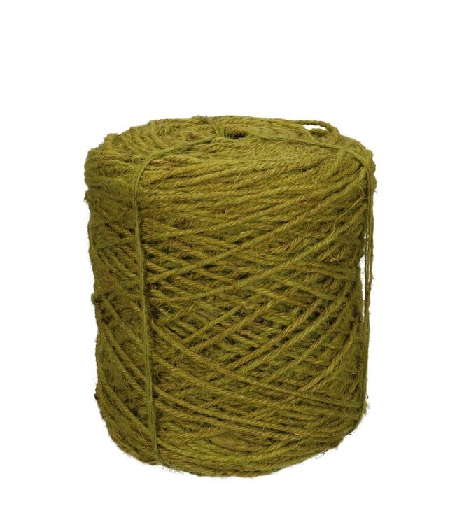 Apple green thread Flax cord 3.5mm 1kg | Can be ordered per piece